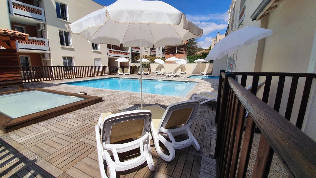 דירות Gréoux-les-Bains Le Familial - T3 Piscine, Climatisation & Balcon מראה חיצוני תמונה